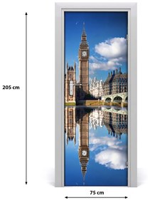 Fototapeta samolepiace na dvere Elizabeth Tower Londýn 75x205 cm