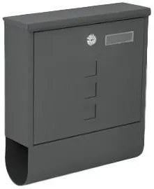 Poštová schránka RICHTER BK210 (antracit, čierná, hnedá) - antracit matná