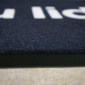 Mercury Flooring, Rohožka Čau lidi 40x60 cm - na von aj na doma, 40x60, čierna