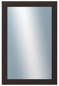 DANTIK - Zrkadlo v rámu, rozmer s rámom 40x60 cm z lišty RETRO čierna (2528)