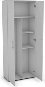 Viacúčelová delená skriňa Nitro, biela