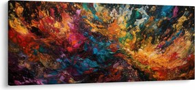 Obraz - Farebná abstrakcia II. (120x50 cm)