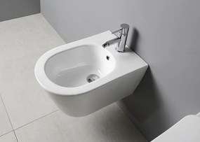 Sapho, AVVA bidet závesný 35,5x53 cm, biela, 100324