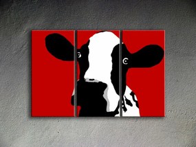 Ručne maľovaný POP Art obraz Cow