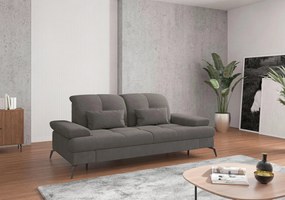 XXXLutz TROJMIESTNA POHOVKA, textil, grafitová Sit & More - Sedačky - 000144009042