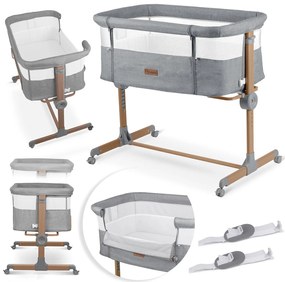 Bočná postieľka pre novorodencov s nastavením výšky Nukido NK-243