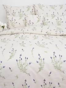 Predĺžené bavlnené obliečky Renforcé - Levanduľa 02