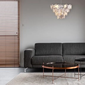 Krištáľový luster na reťazi DIANA 6xE14/40W/230V matný chróm