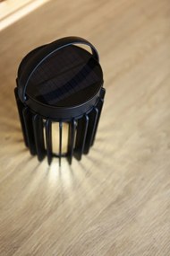LUTEC LED solárna stolná lampa KOZY, 2,8 W, denná biela, čierna