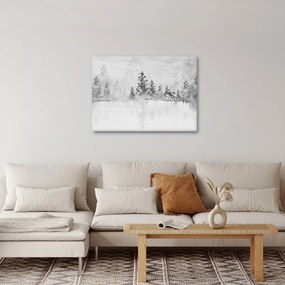 Obraz - Jelene pri jazere (70x50 cm)