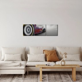 Obraz - Formula (s hodinami) (90x30 cm)