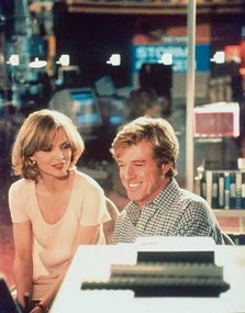 Fotografia Michelle Pfeiffer And Robert Redford, Up Close & Personnal 1996 Directed By Jon Avnet, (30 x 40 cm)