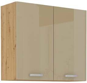 Skrinka do kuchyne Artisan cappuccino lesk 80G-72 2F