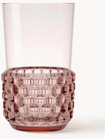 Poháre na vodu so štruktúrovaným vzorom Jellies, 4 ks