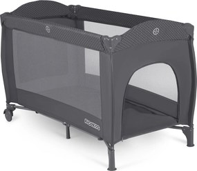 Ricokids Cestovná postieľka + matrac + taška 125 x 65 x 78 cm RK-242 antracit