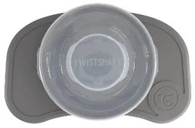 Twistshake Detská podložka s tanierom Click Mat Mini (sivá)  (100392248)
