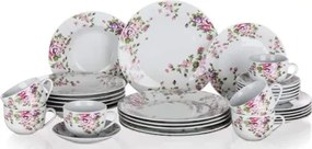 Jedálenský servis  (30 dielov) Beauty, kvetinový vzor%