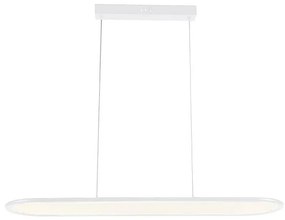LED Luster na lanku LED/24W/230V 4000K biela