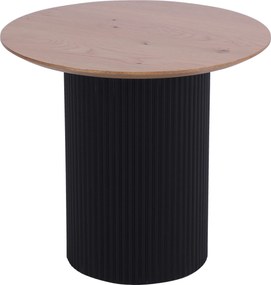 XXXLutz KONFERENČNÝ STOLÍK, čierna, farba duba, drevo, kompozitné drevo, 50/50/48 cm Stylife - Stolíky do obývačky - 000489014103