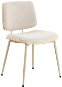 Krémová jedálenská stolička Owen – Actona