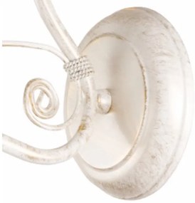 Nástenná lampa RETRO II 1xE27/60W/230V biela patina