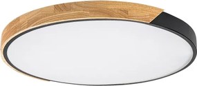 Rabalux 71418 - LED stropné svietidlo MAPLE2 42W/230V 3000/4000/6500K čierna/dub pr.61cm