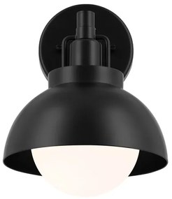 Kichler KL-NIVA-1W-1P-BK - Nástenná lampa NIVA 1xE27/40W/230V čierna