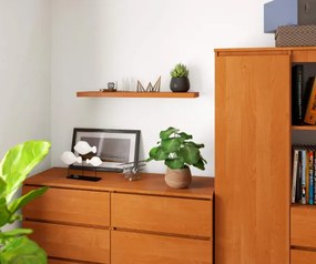 Nástenná polica PS-4 80cm olcha