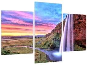 Obraz - Vodopád Seljalandsfoss (90x60 cm)