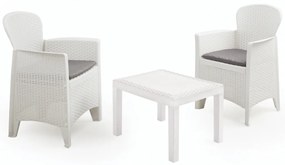 I.P.A.E-Progarden Záhradný set AKITA, 3-dielny, biela