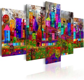 Artgeist Obraz - The City of Expression Veľkosť: 100x50, Verzia: Premium Print