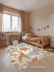 Koberec Hanse Home ADVENTURES SAVANNA krémový