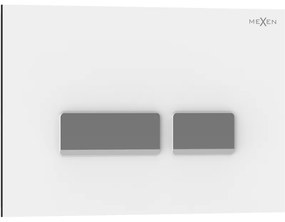 Mexen Tex 07, tlačidlo na splachovanie pre modul serie Mexen TEX, biela, 6107-01