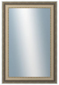 DANTIK - Zrkadlo v rámu, rozmer s rámom 40x60 cm z lišty DOPRODEJMETAL AG prehnutá veľká (3025)