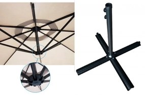 ShopJK ZÁHRADNÝ SLNEČNÍK 350 CM BÉŽOVÝ
