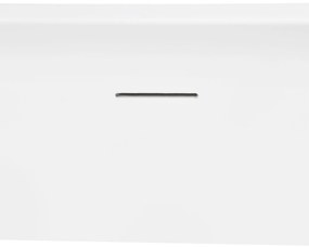 Rea Milano, voľne-stojaca vaňa 170x73 cm so sifónom a zátkou click-clack, biela, REA-W2001