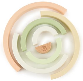 Bieco - Skladacia drevená dúha - králiček Fine