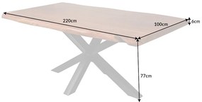 Mammut Nature jedálenský stôl 220cm akácia 60mm