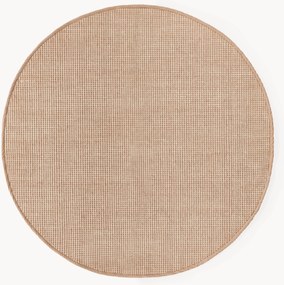 Okrúhly ručne tkaný vlnený koberec Amaro