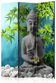 Paraván - Buddha: Beauty of Meditation [Room Dividers]