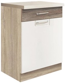 Skrinka do kuchyne Econo 5D Sonoma/Biely/San Remo