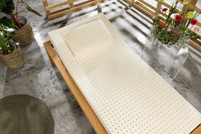 Novaya Latexový matrac BASIC (nezónový) Rozmer: 190x80, Poťahová látka: Tencel, Tvrdosť matraca: Stredne Tvrdý (65 kg/m3)