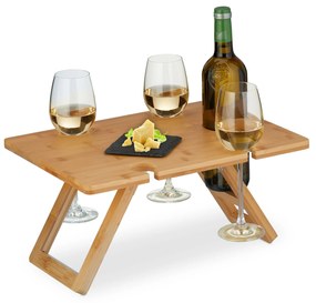 Bambusový piknikový vínny stôl RD44136