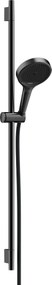 Hansgrohe Rainfinity, sprchová sada 130 3jet EcoSmart s tyčou S Puro 90 cm, kartáčovaný čierny chróm, HAN-28744340
