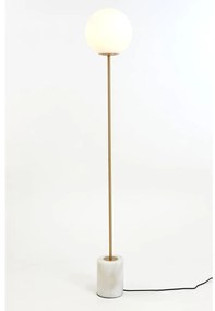 Stojacia lampa v bielo-zlatej farbe (výška 156 cm) Medina - Light &amp; Living