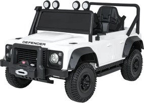Elektrické autíčko Land Rover Defender 110 SVX biele