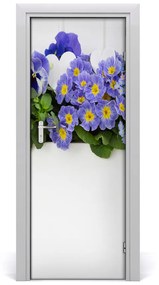 Fototapeta samolepiace fialové kvety 75x205 cm