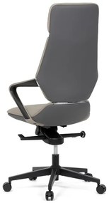 Autronic BONTEC Kancelárske kreslo, synchrónny mechanizmus, šedá ekokoža, KA-T8426 GREY Farba: Modrá