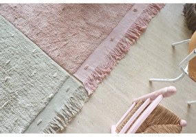 Svetlozelený prateľný ručne tkaný bavlnený koberec 140x200 cm Woods Symphony Olive – Lorena Canals