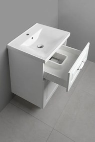 Aqualine Aqualine, FAVOLO umývadlová skrinka 52x72,5x44cm, biela mat, FV255
